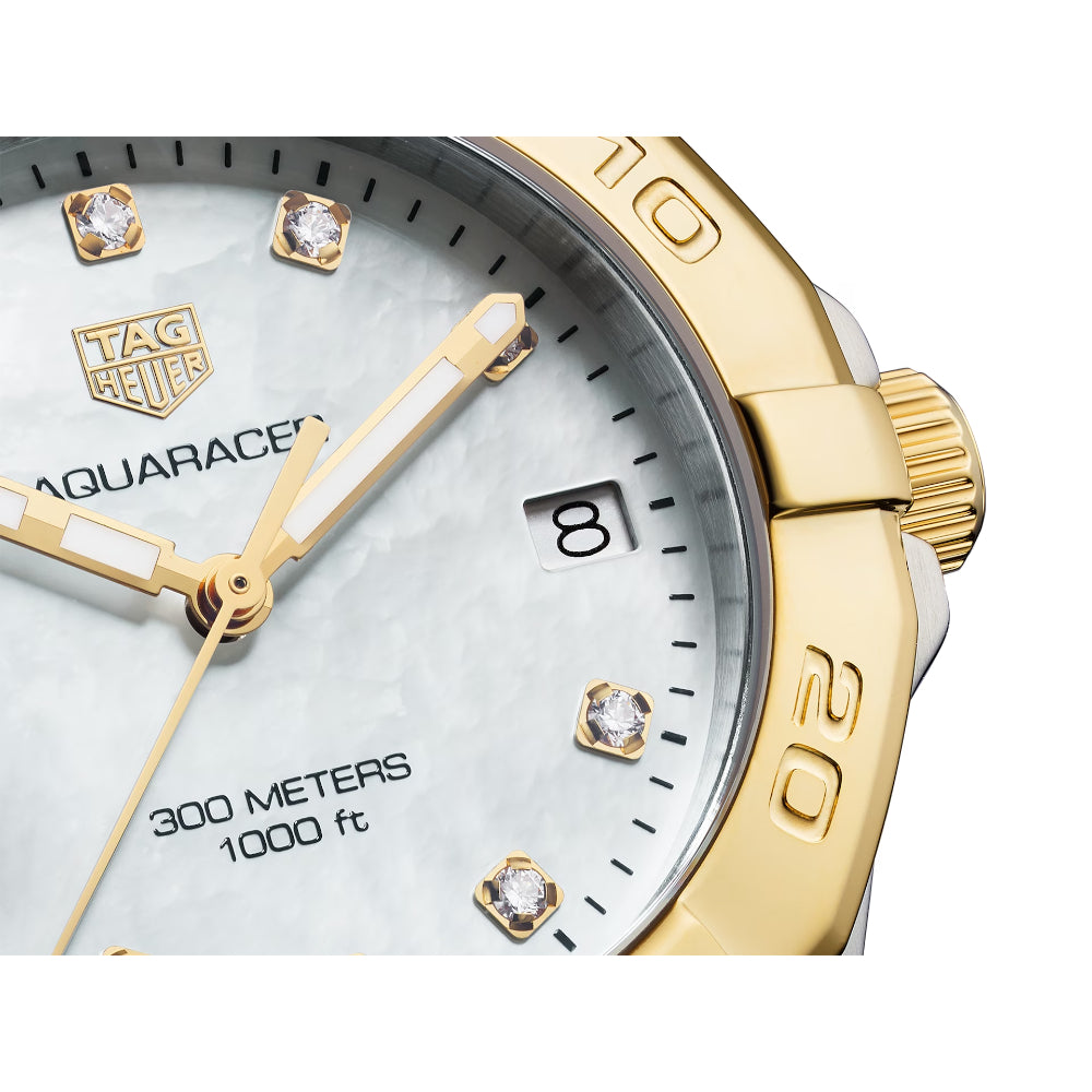 TAG Heuer Women's Two-Tone Luxury Aquaracer Quartz Watch