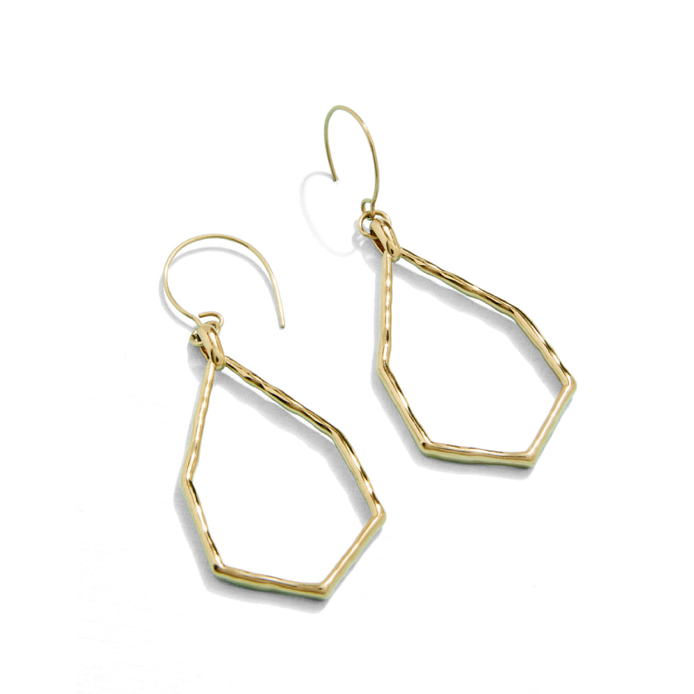 Stylish Gold Spartina Splash Point Earrings for Women's Elegant Look