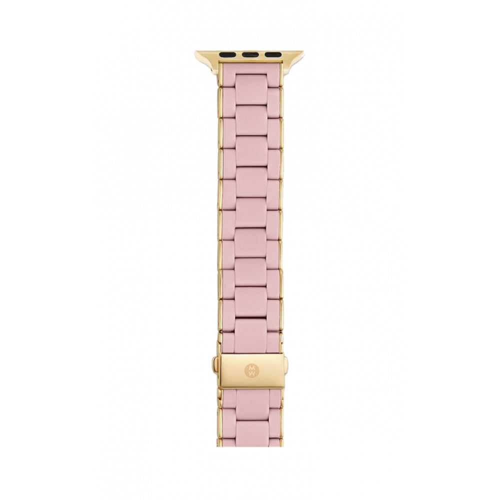 Michele Soft Pink Silicone-Wrapped Bracelet Band for Apple Watch® Series 1 - 7