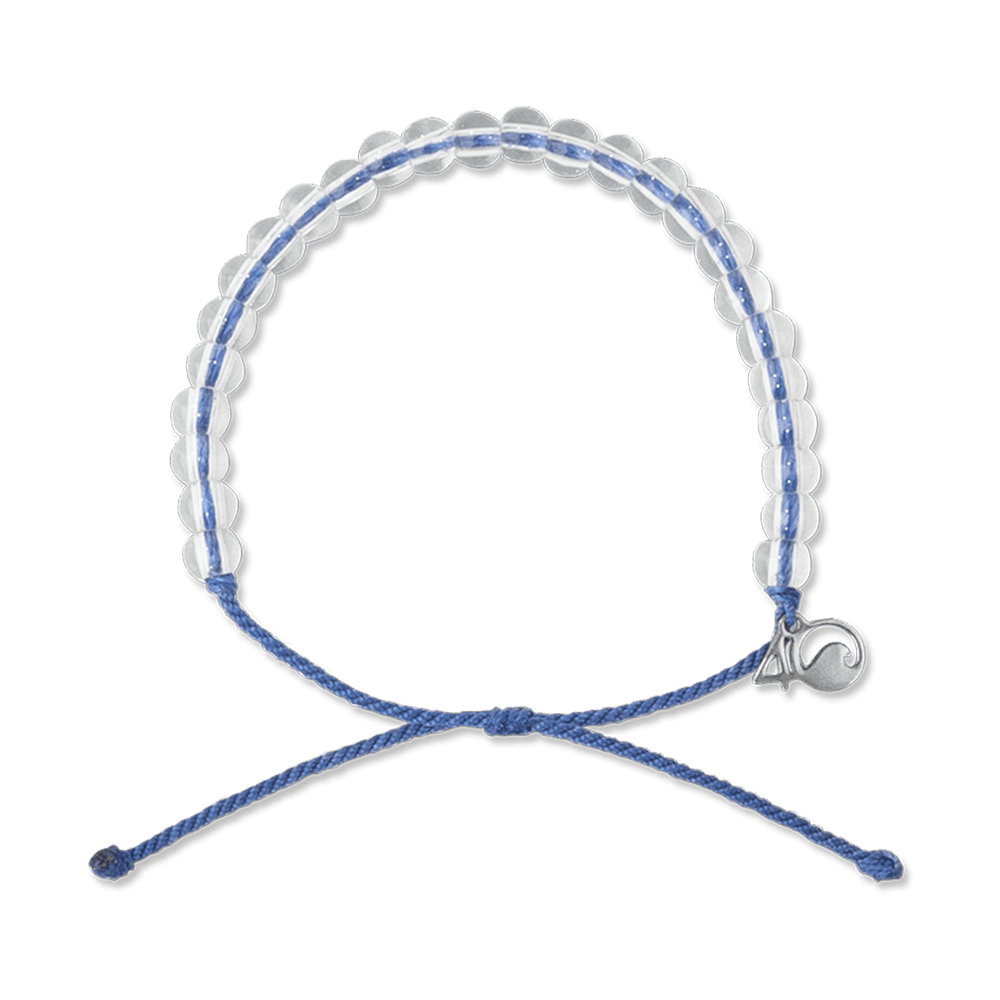 4Ocean Unisex Waterproof Adjustable Signature Blue Beaded Bracelet