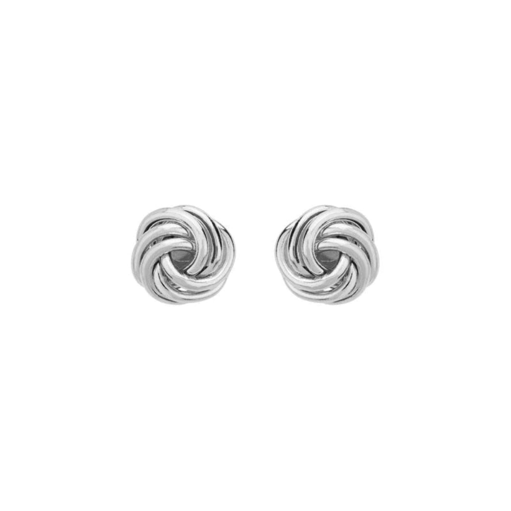 Exquisite 14k Gold Love Knot Stud Earrings for a Touch of Elegance