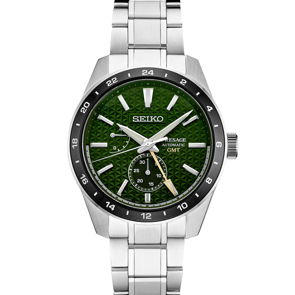 Seiko Presage Automatic Men's Mechanical Watch with 42mm Case and Stunning Green Dial, Model SPB219