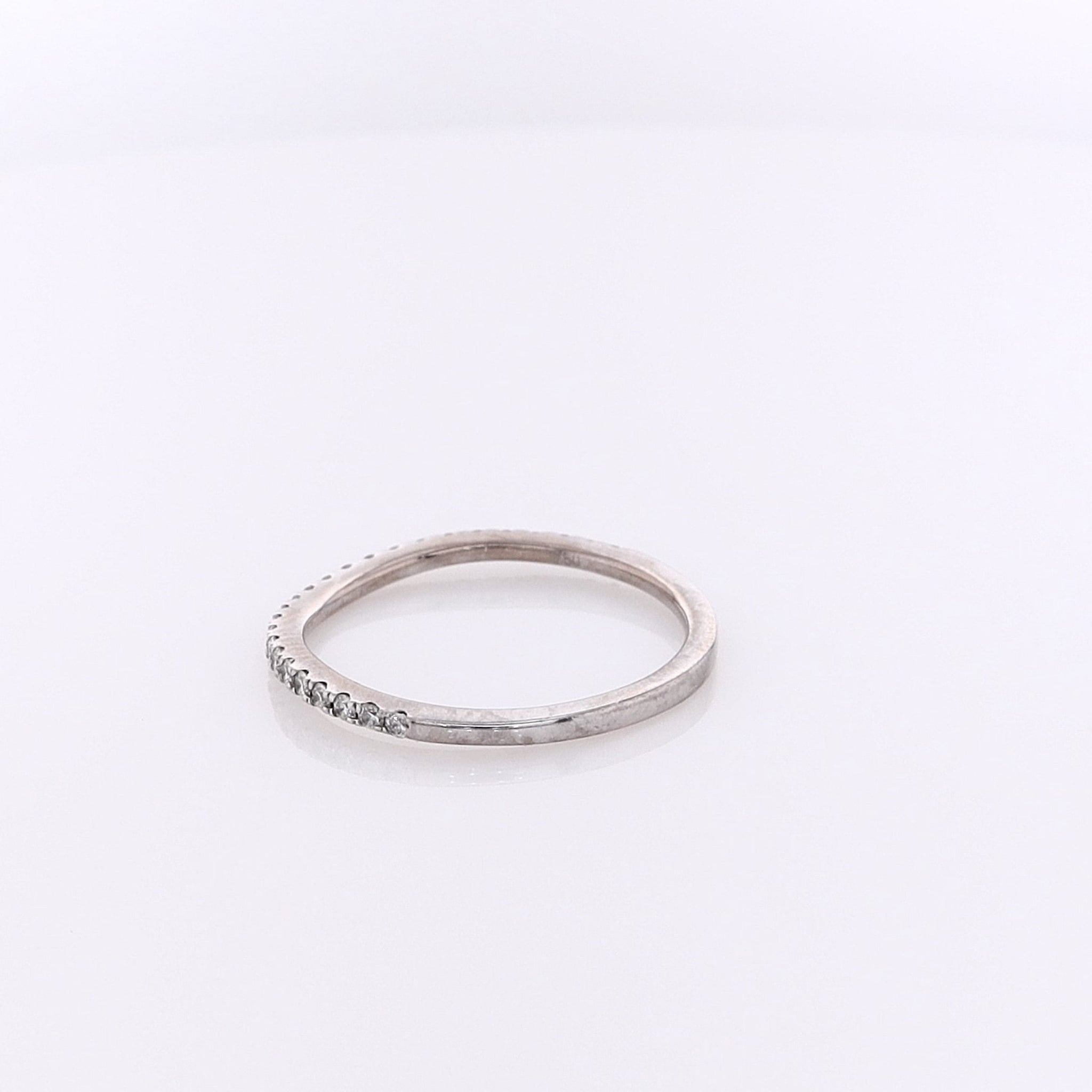 Exquisite Estate Hearts on Fire 18 Karat White Gold Diamond Curved Wedding Band for Couples