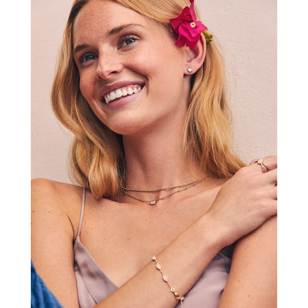 Kendra Scott Emilie Drusy Chain Bracelet - A Shimmering Jewelry Piece for Stylish Stacking