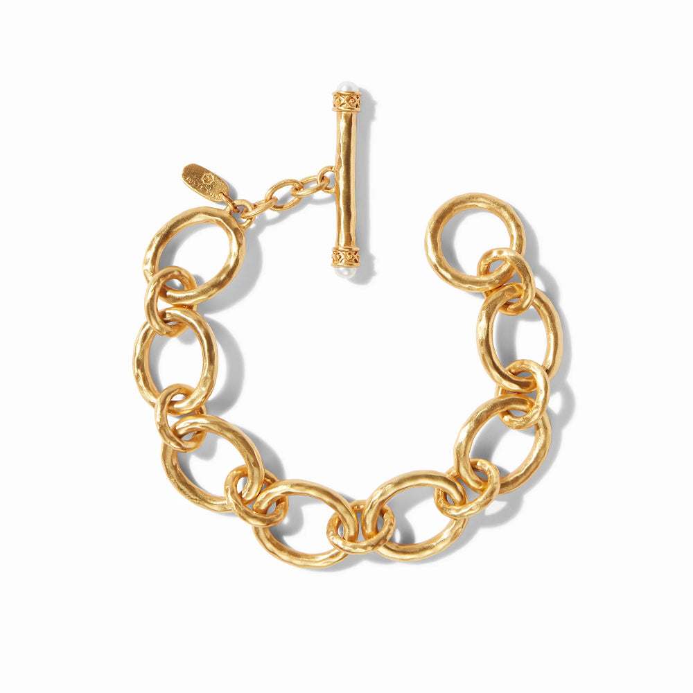 Julie Vos Catalina Demi Link Gold-Plated Toggle Bracelet for Women