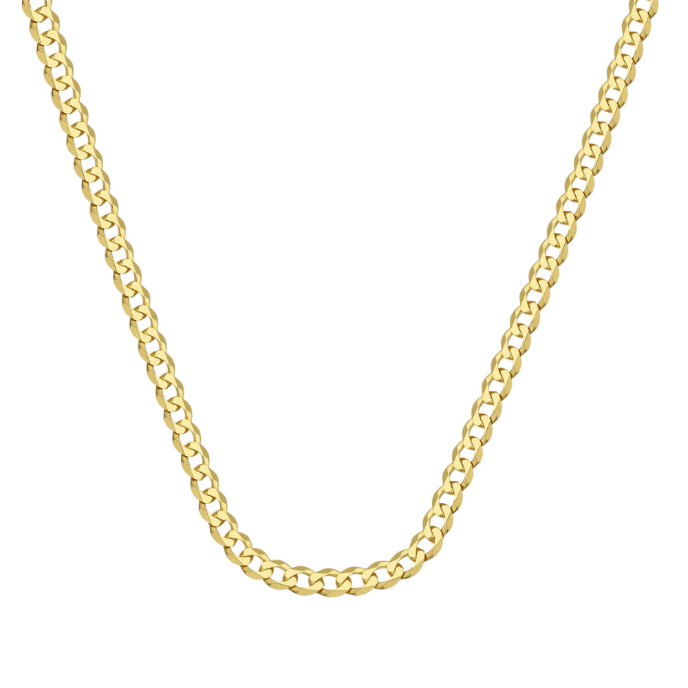 24-Inch 14kt Gold Curb Chain Jewelry for a Stylish Look