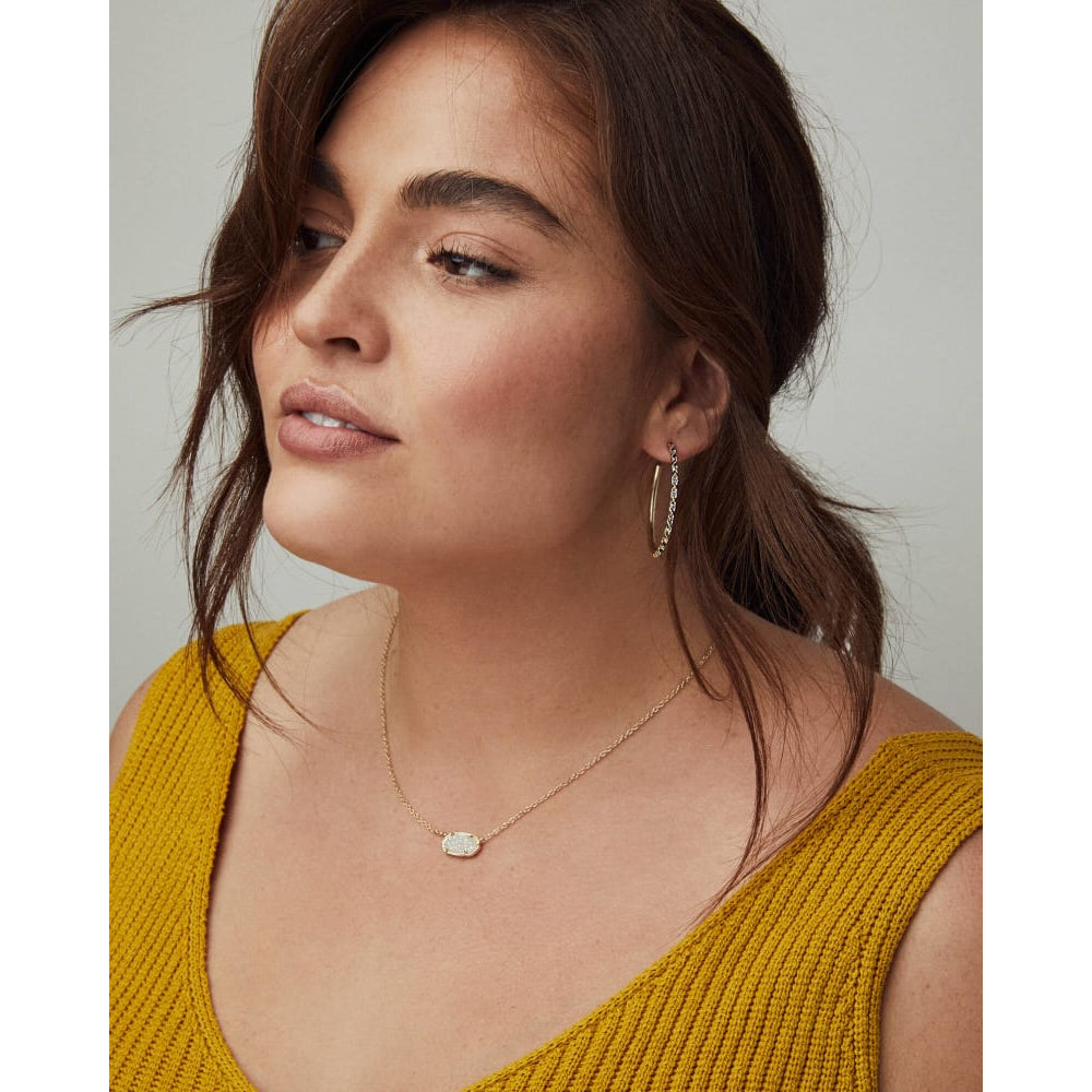 Kendra Scott Iridescent Drusy Elisa Style Pendant Necklace for Women