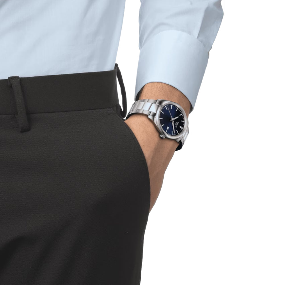 Tissot PR 100 40mm Swiss Quartz Watch with Elegant Minimalist Design
