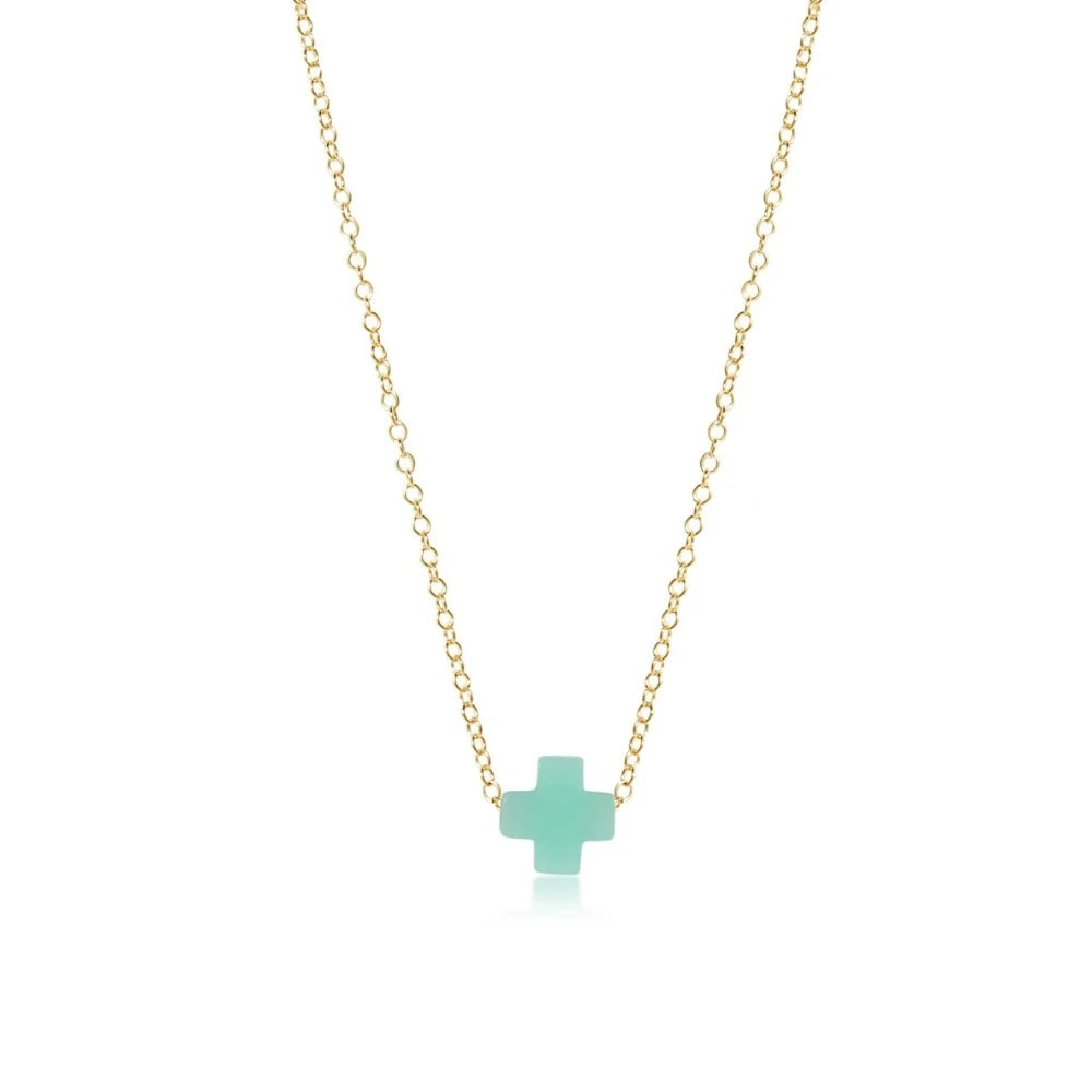 Enewton 16-Inch Gold-Filled Signature Cross Necklace - A Timeless Jewelry Piece