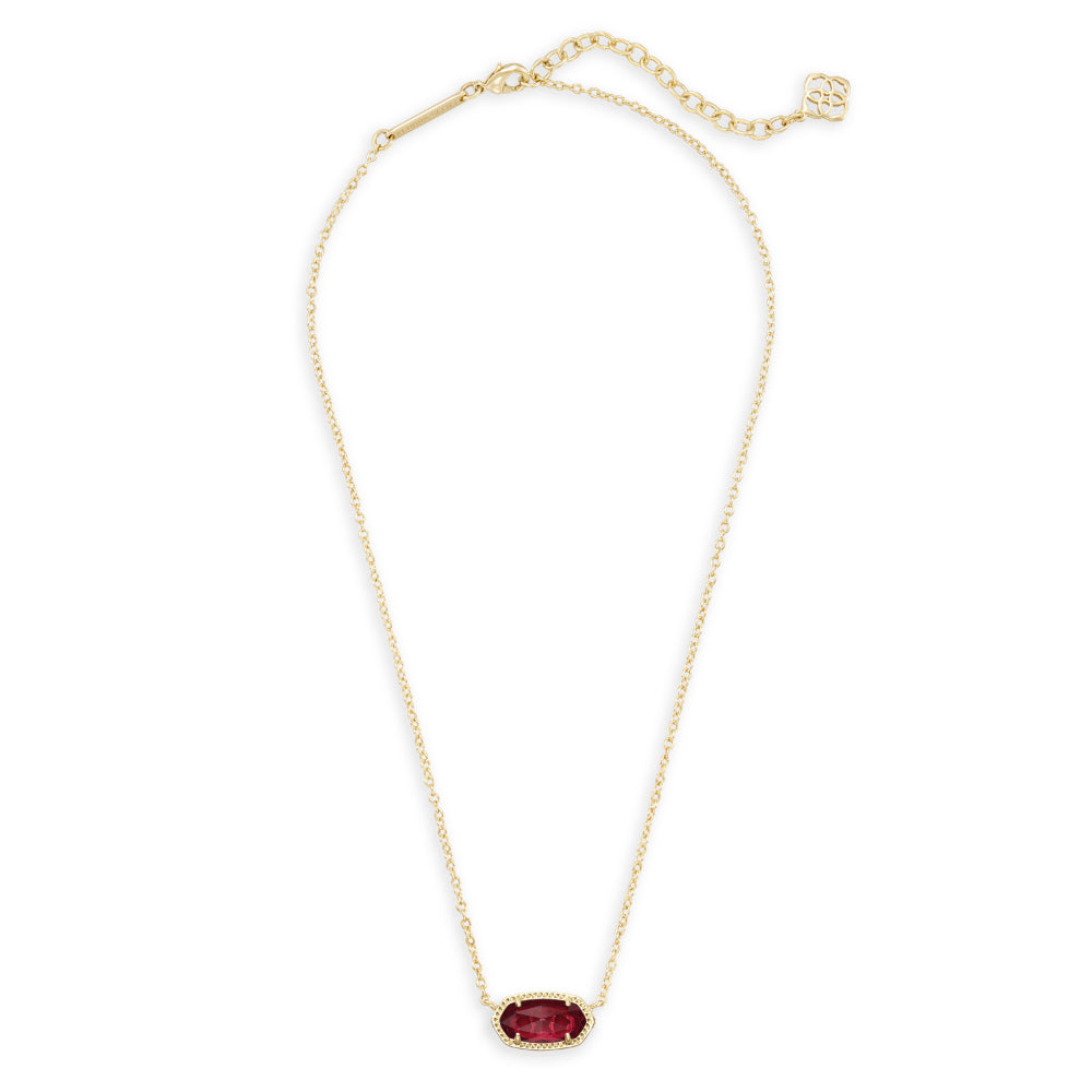 Kendra Scott Gold and Clear Berry Elisa Short Pendant Necklace - A Stunning Jewelry Piece