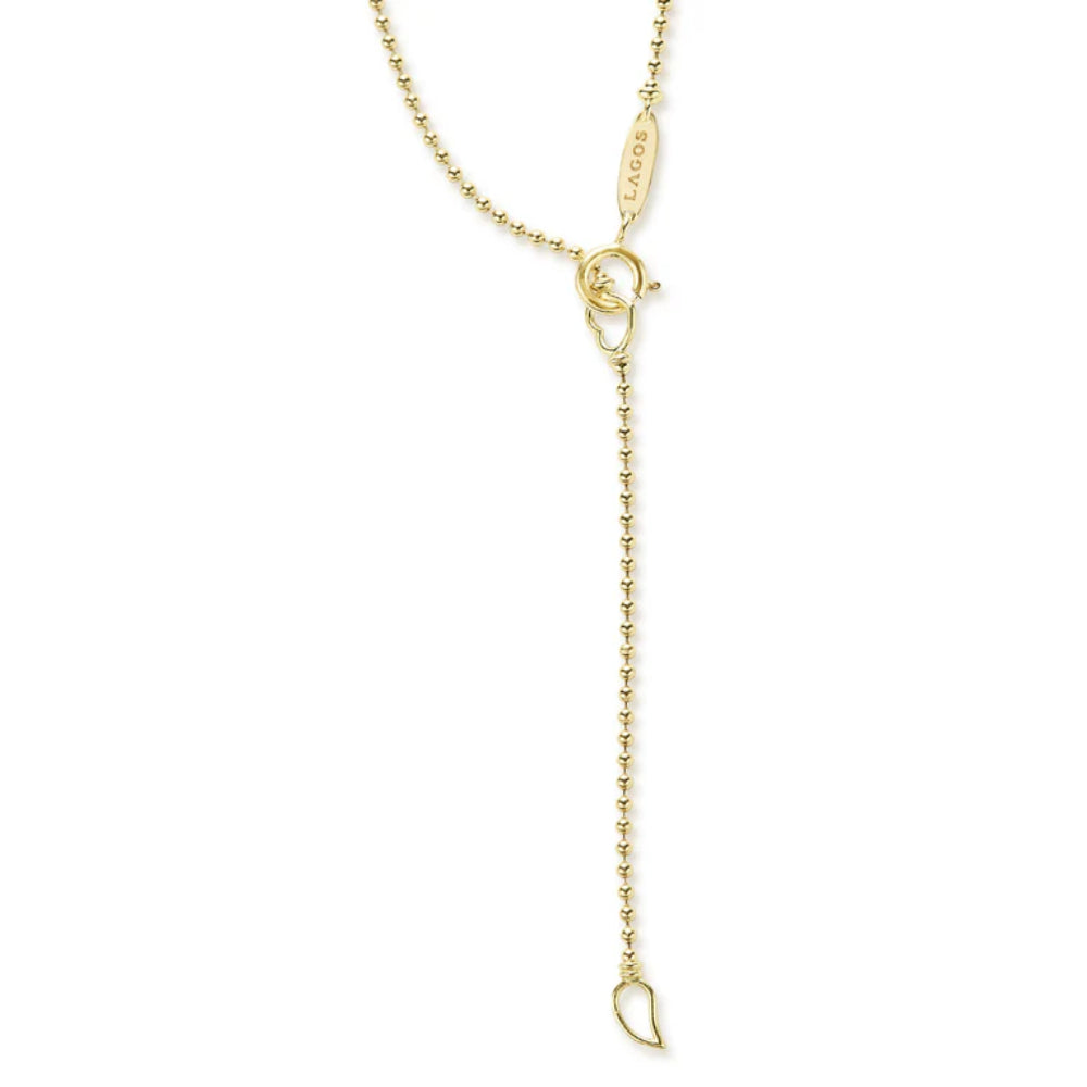 Lagos Meridian Luxury 18k Gold Circular Pendant Necklace for Women's Jewelry