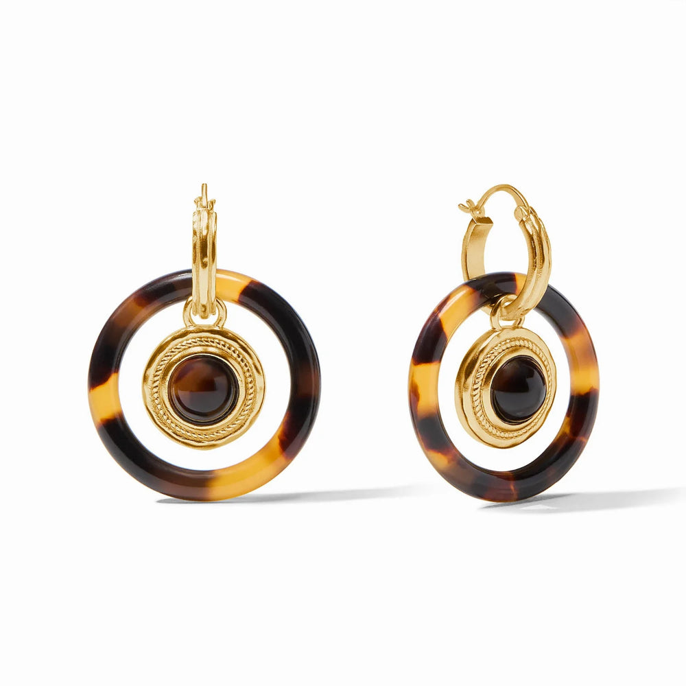 Julie Vos Madison Versatile 6-in-1 Fashion Charm Earrings for Women