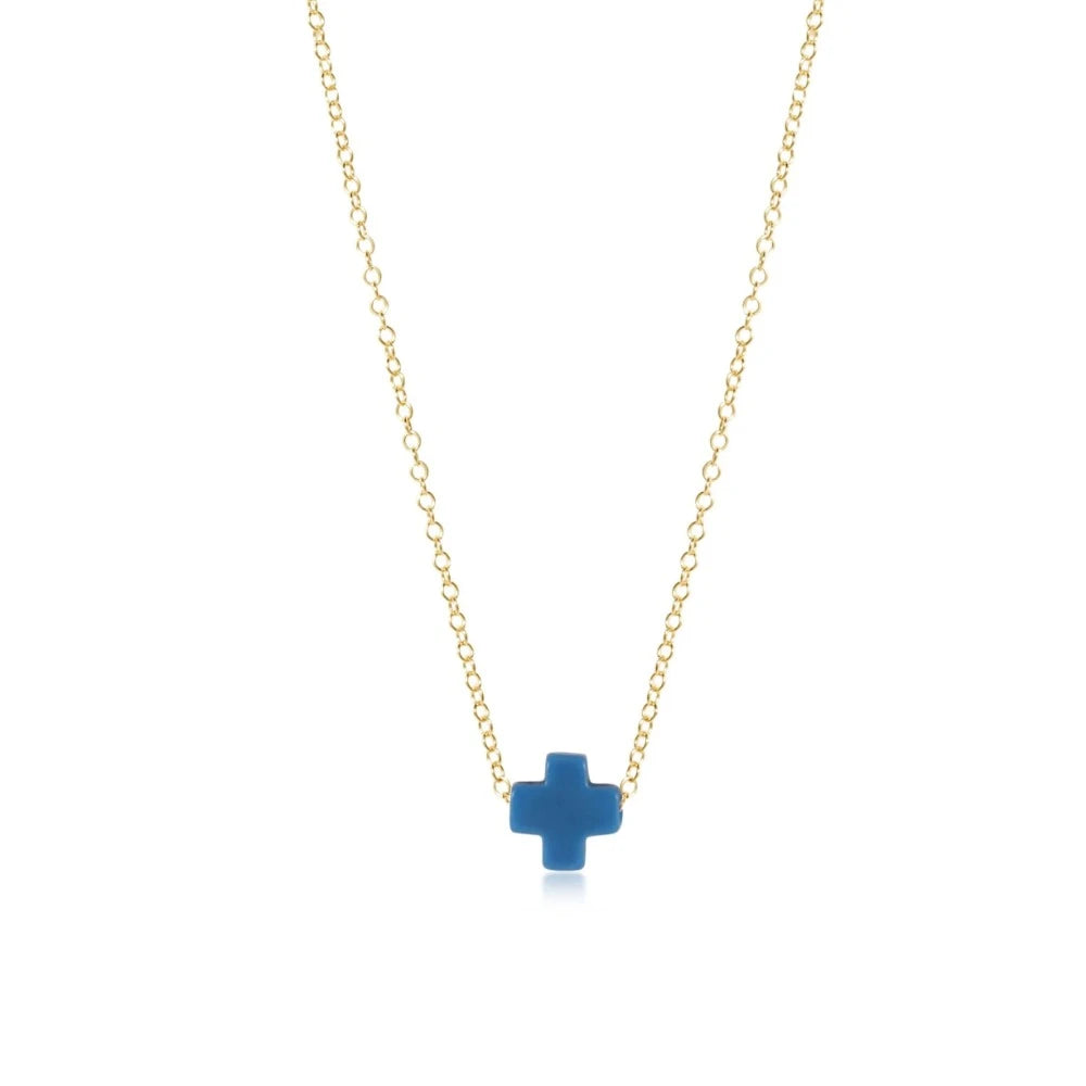 Enewton 16-Inch Gold-Filled Signature Cross Necklace - A Timeless Jewelry Piece