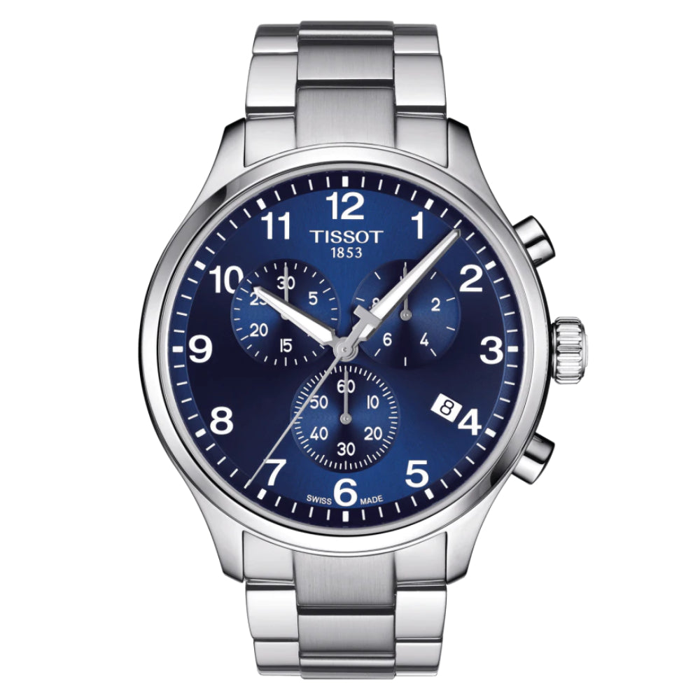 Tissot 45mm XL Classic Quartz Chronograph Sports Watch for Men and Women