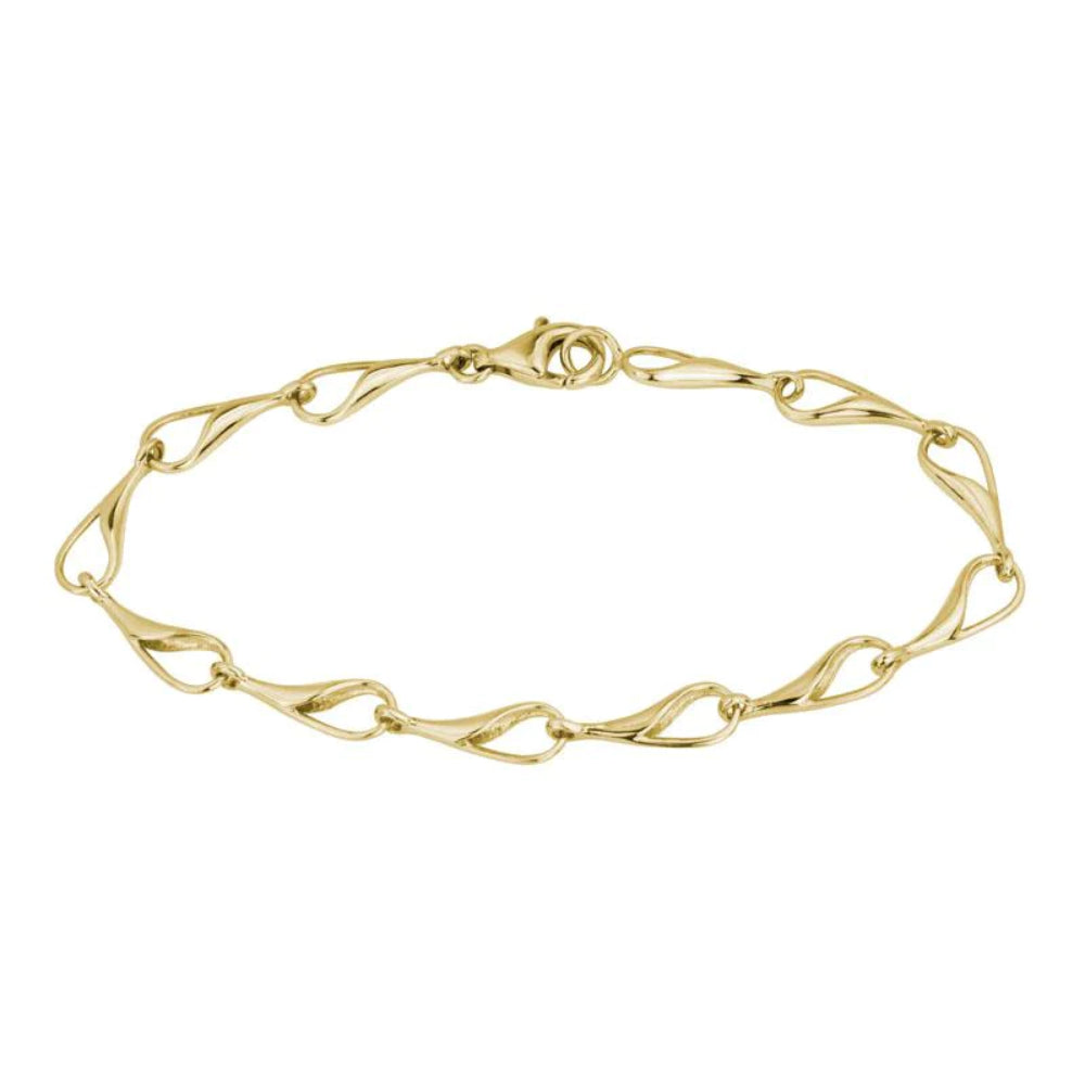 Stunning 14k Gold Needle's Eye Style Bracelet for Fashion Accessorizing