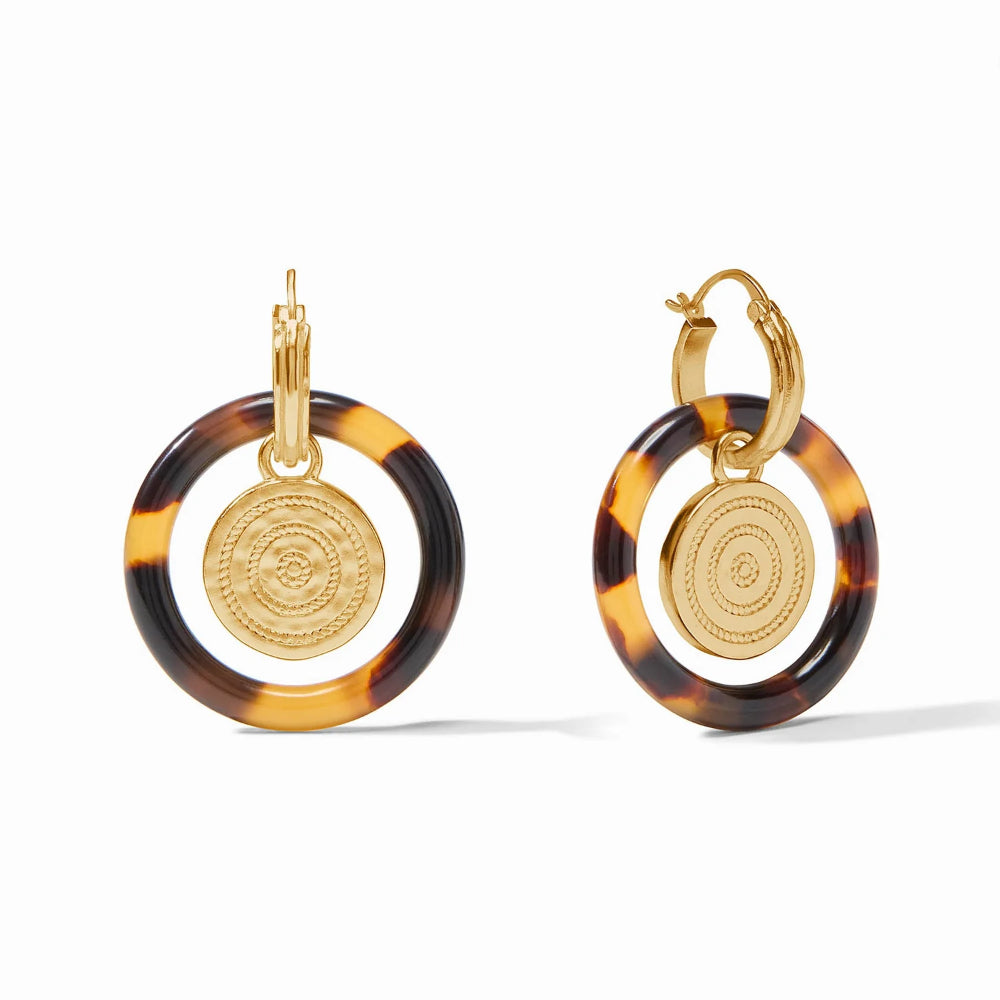 Julie Vos Madison Versatile 6-in-1 Fashion Charm Earrings for Women