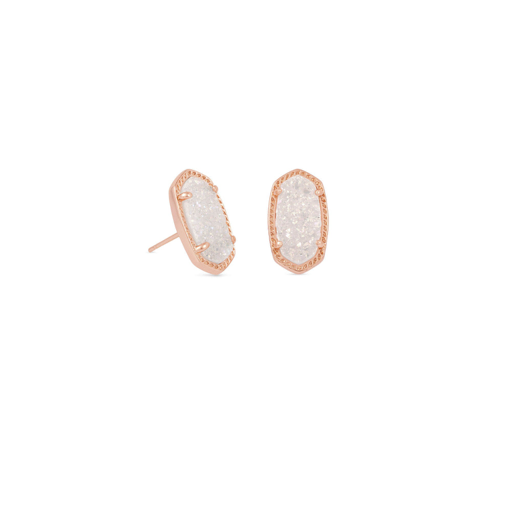 Kendra Scott Iridescent Drusy Ellie Stud Earrings - A Stunning Jewelry Piece for Everyday Wear