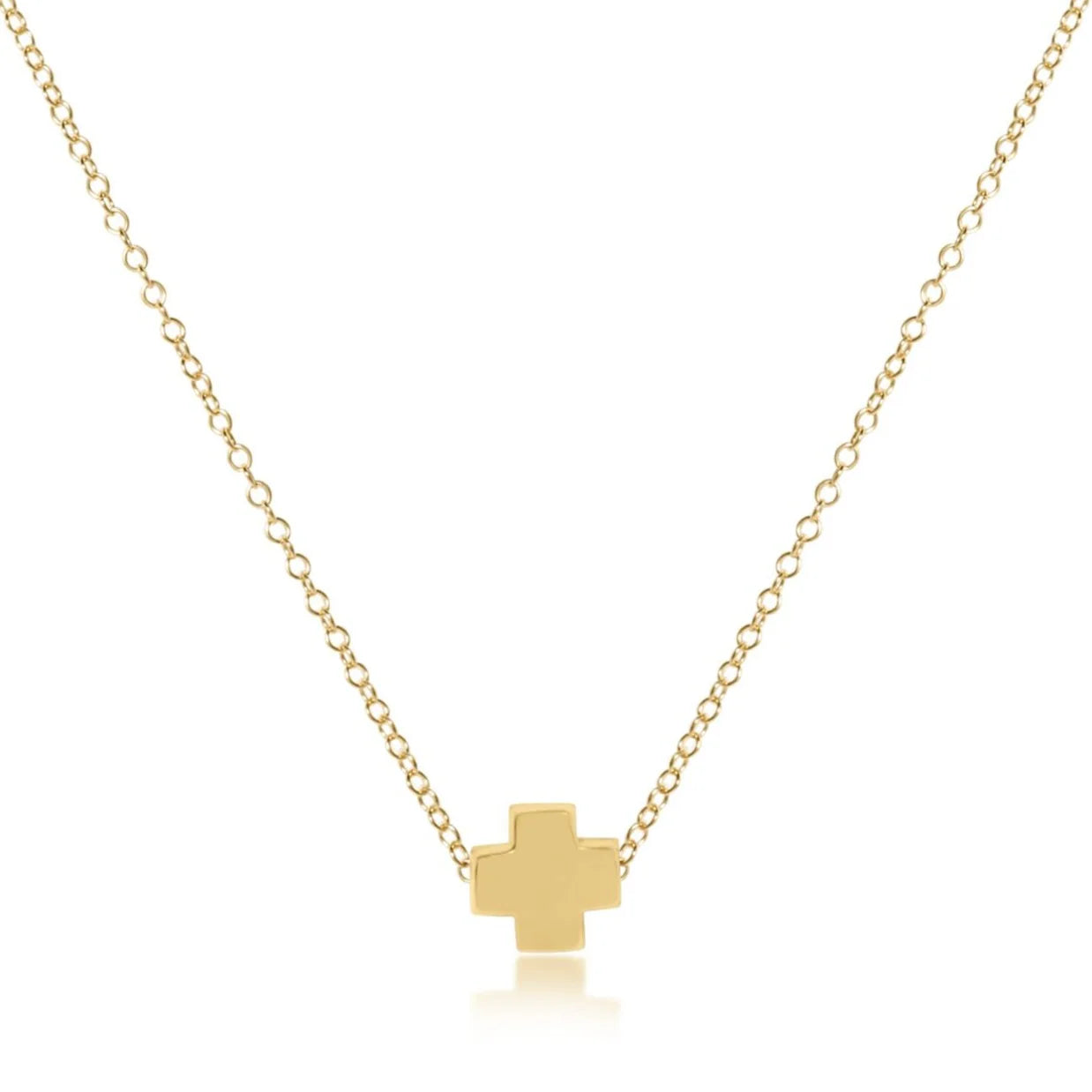 Enewton 16-Inch Gold-Filled Signature Cross Necklace - A Timeless Jewelry Piece