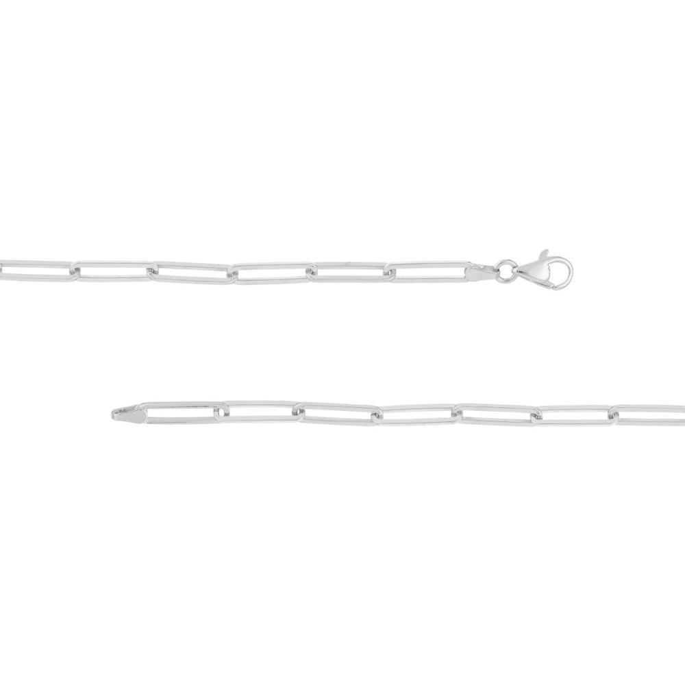 Stunning 14k Gold Designer Long Link Necklace Chain, 20 Inches