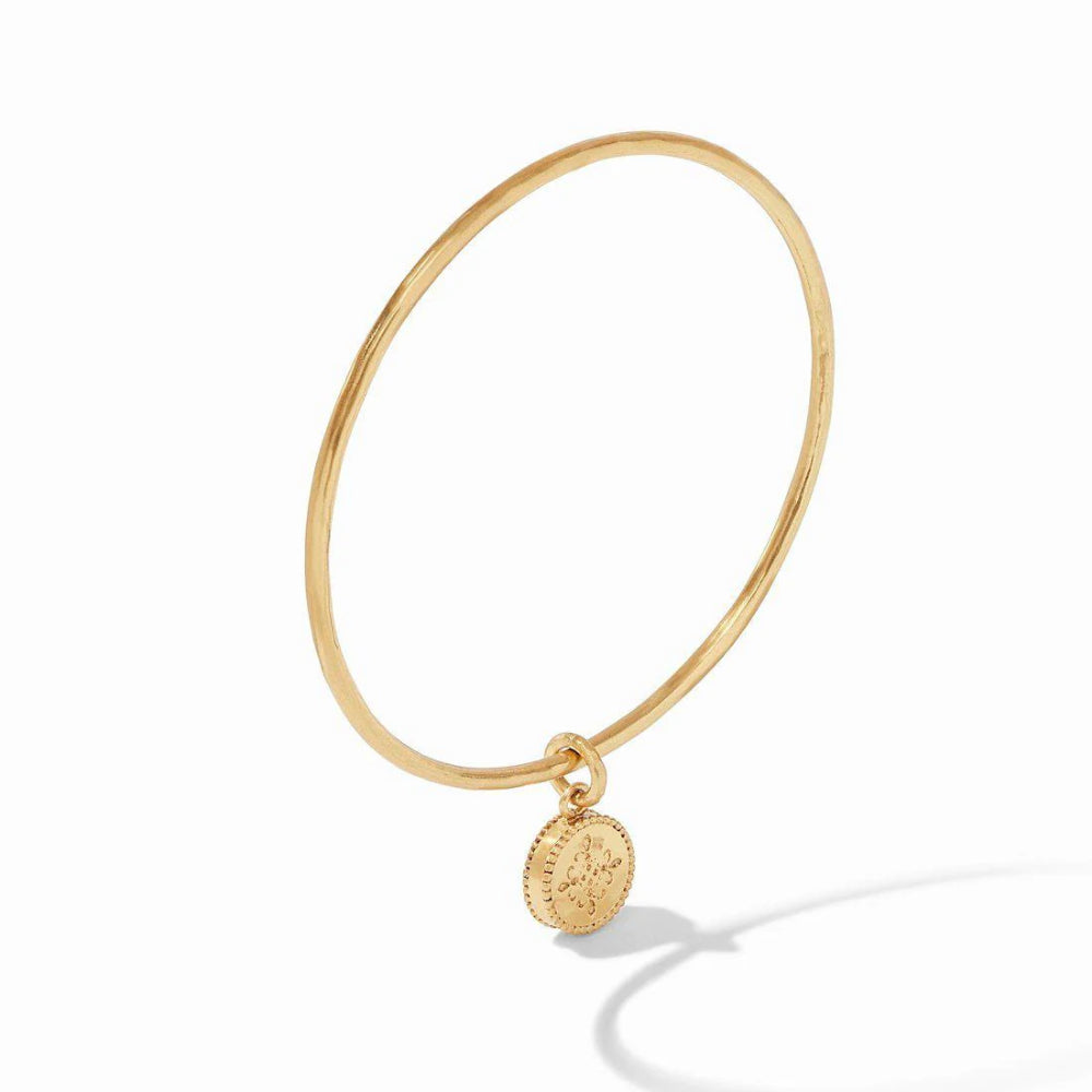 Julie Vos Reversible Fleur-de-Lis Design Bangle Bracelet
