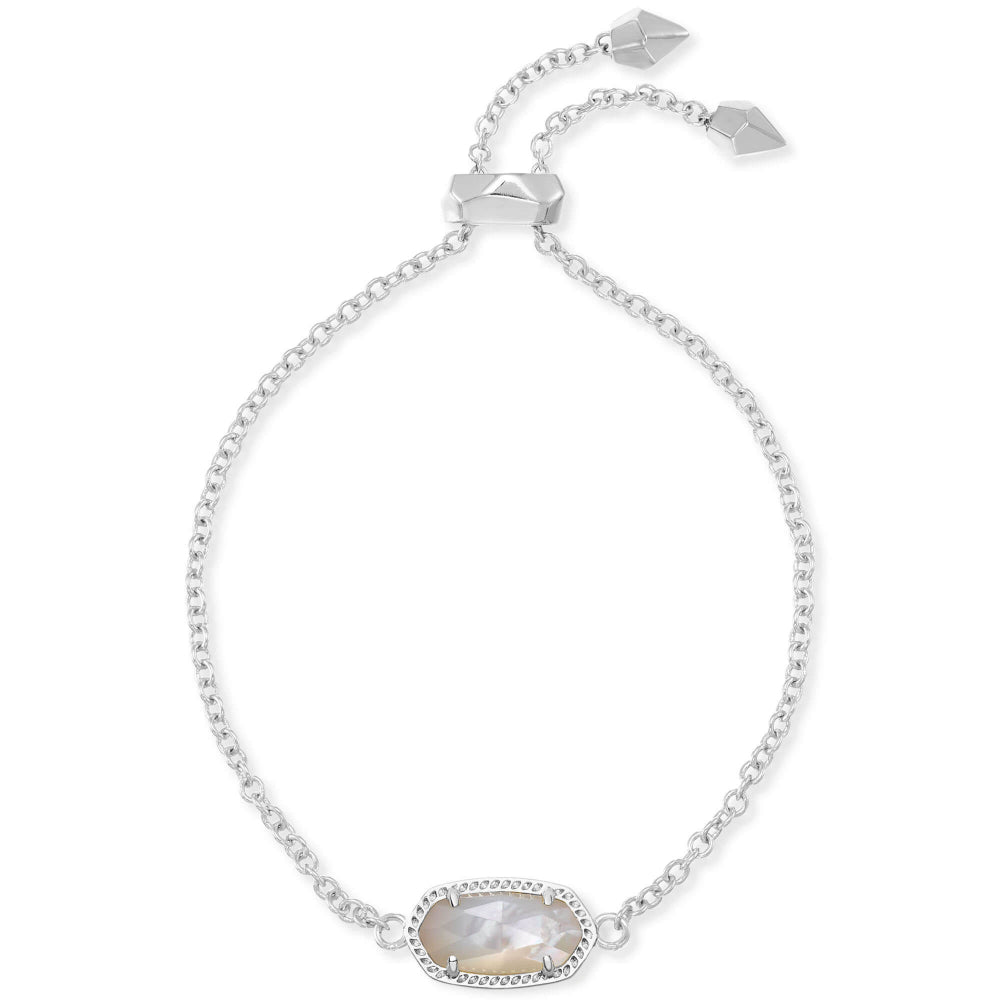 Kendra Scott Adjustable Elaina Chain Bracelet Crafted with Ivory Mother-of-Pearl for Women's Jewelry Collection