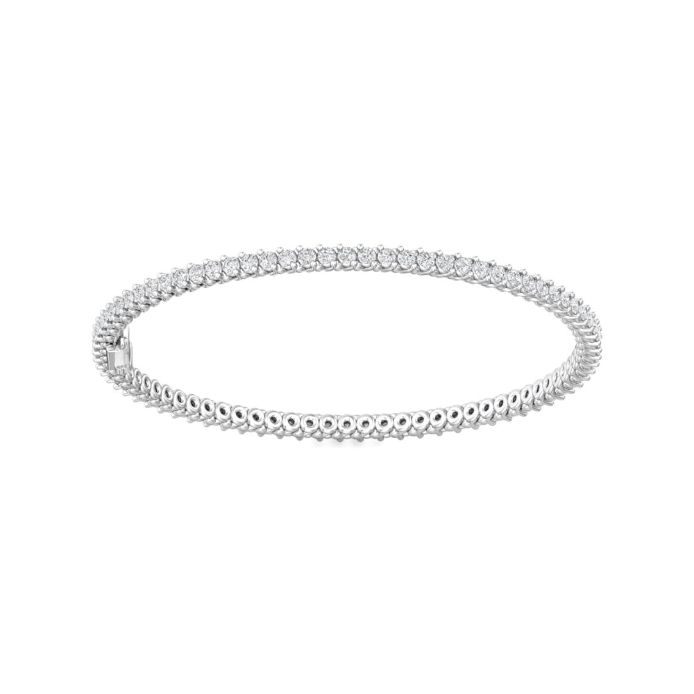 Exquisite 14k Diamond Martin Flyer Tennis Bracelet for Elegant Wrist Adornment