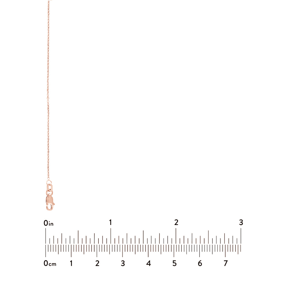 Exquisite 14k Gold Diamond-Cut Cable Chain for Luxury Jewelry Lovers