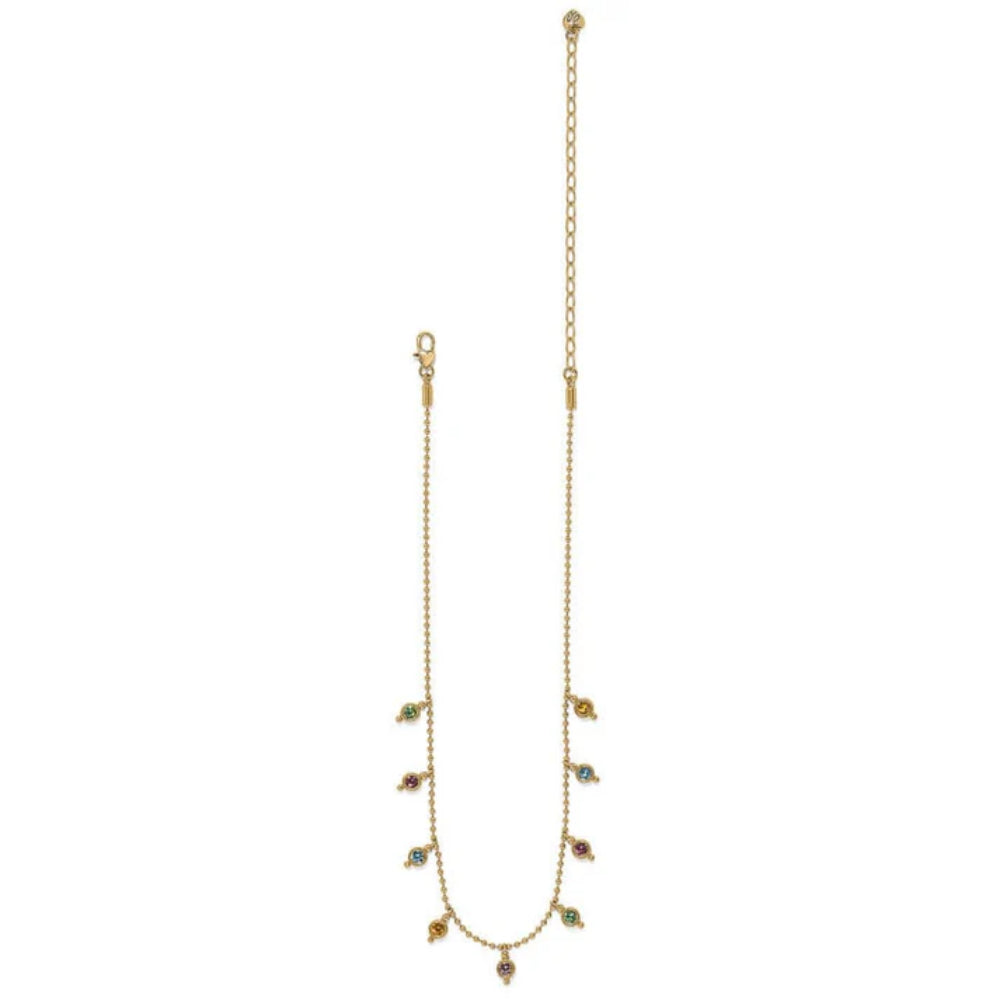 Brighton Reversible Multi - Color Twinkle Modern Droplet - Style Mod Necklace for Fashionable Layering