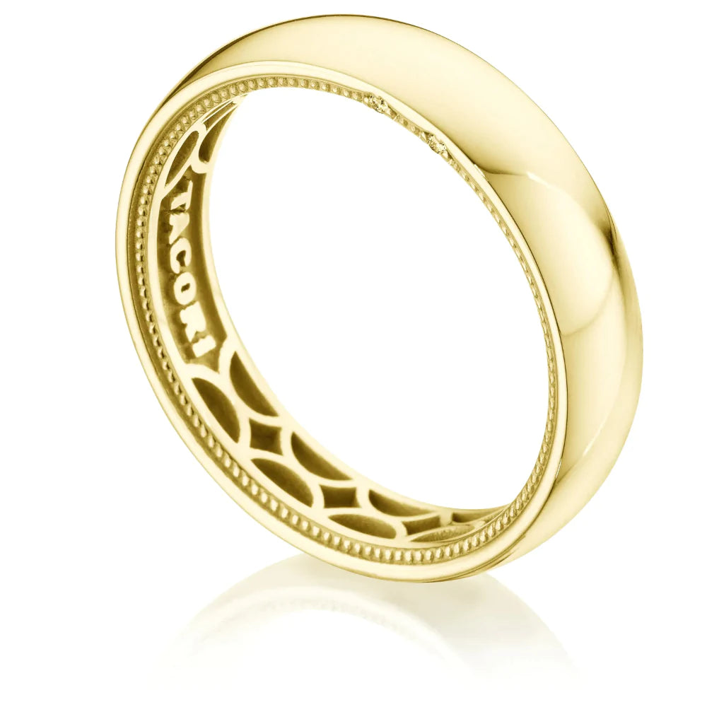 Tacori High Polish Classic Domed Band for Gentlemen
