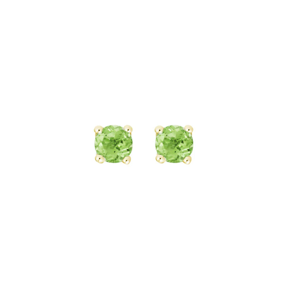 Exquisite 14k Gold Gemstone Stud Earrings for Adornment