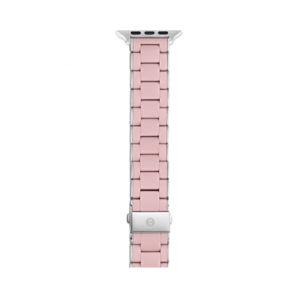 Michele Soft Pink Silicone-Wrapped Bracelet Band for Apple Watch® Series 1 - 7