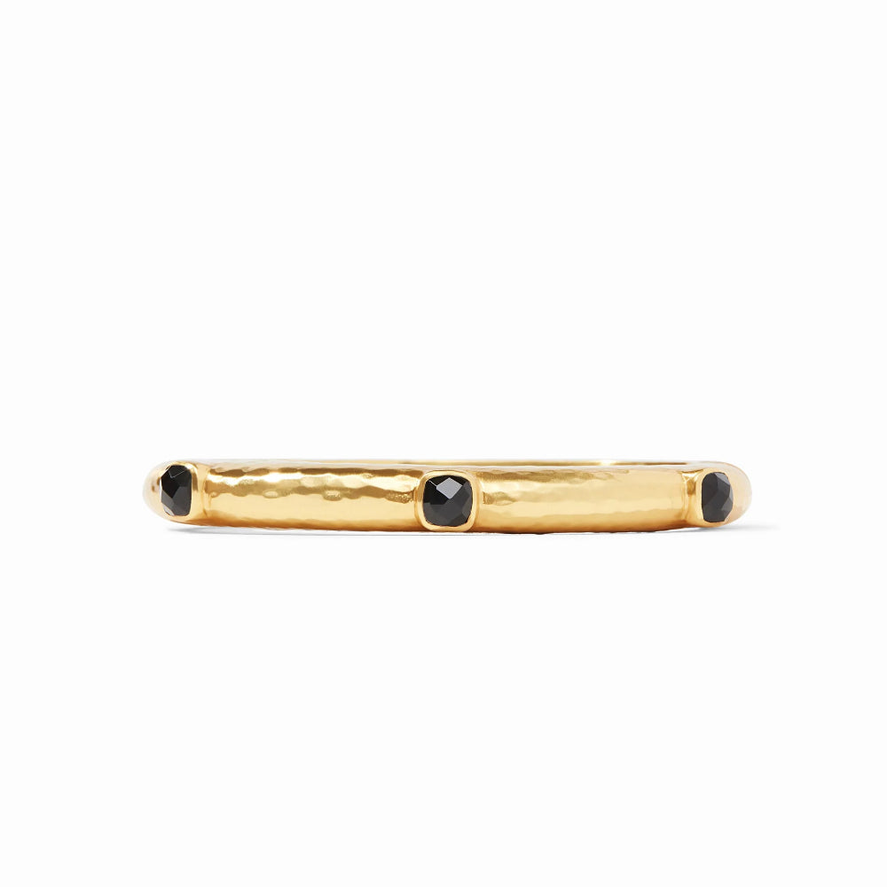 Julie Vos Catalina Hinge Bangle Jewelry - Imported Gemstone and Mother of Pearl Design
