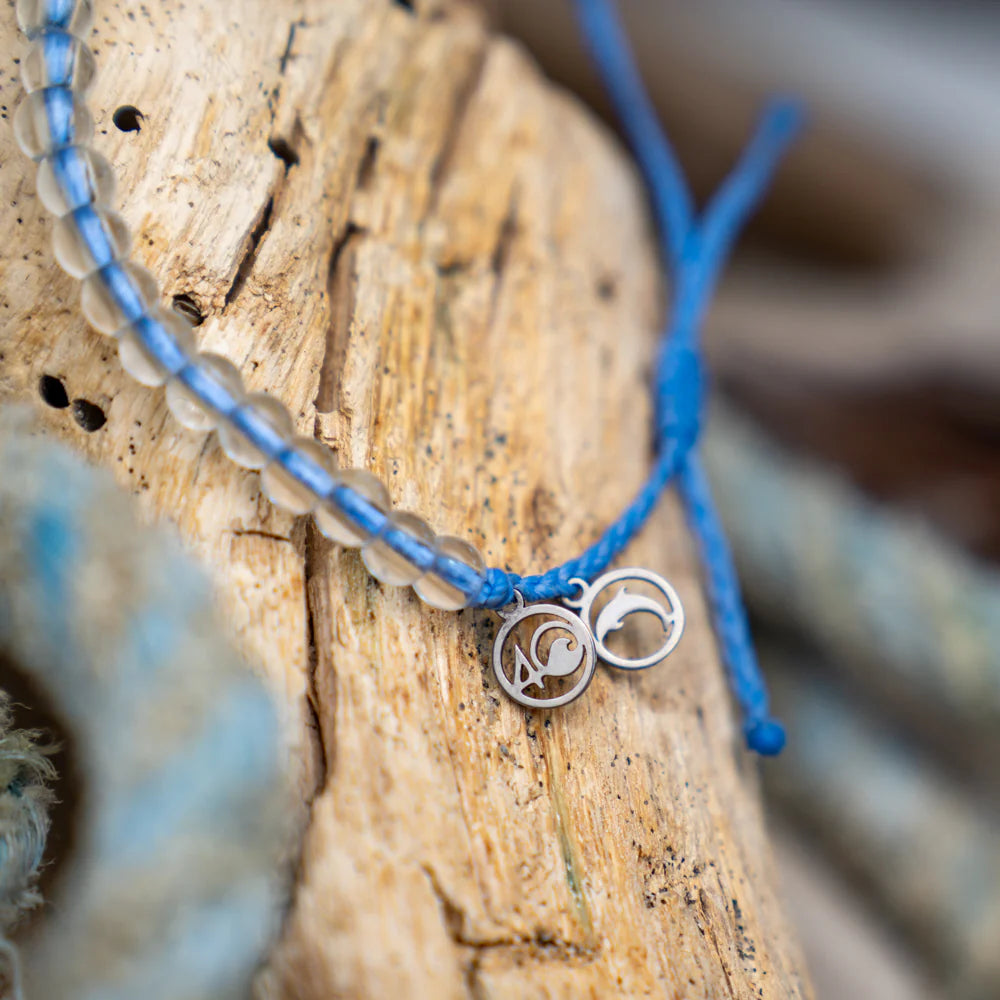 4Ocean Limited Edition August 2024 Dolphin-themed Beaded Wrist Bracelet for 2024