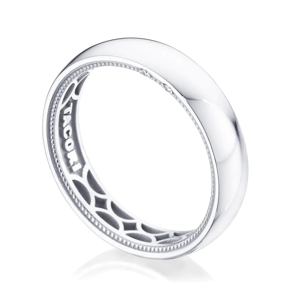 Tacori High Polish Classic Domed Band for Gentlemen