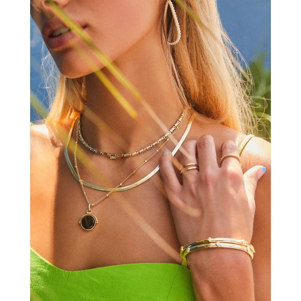 Gorgeous Gold Kendra Scott Kassie Chain Necklace for Layered Look