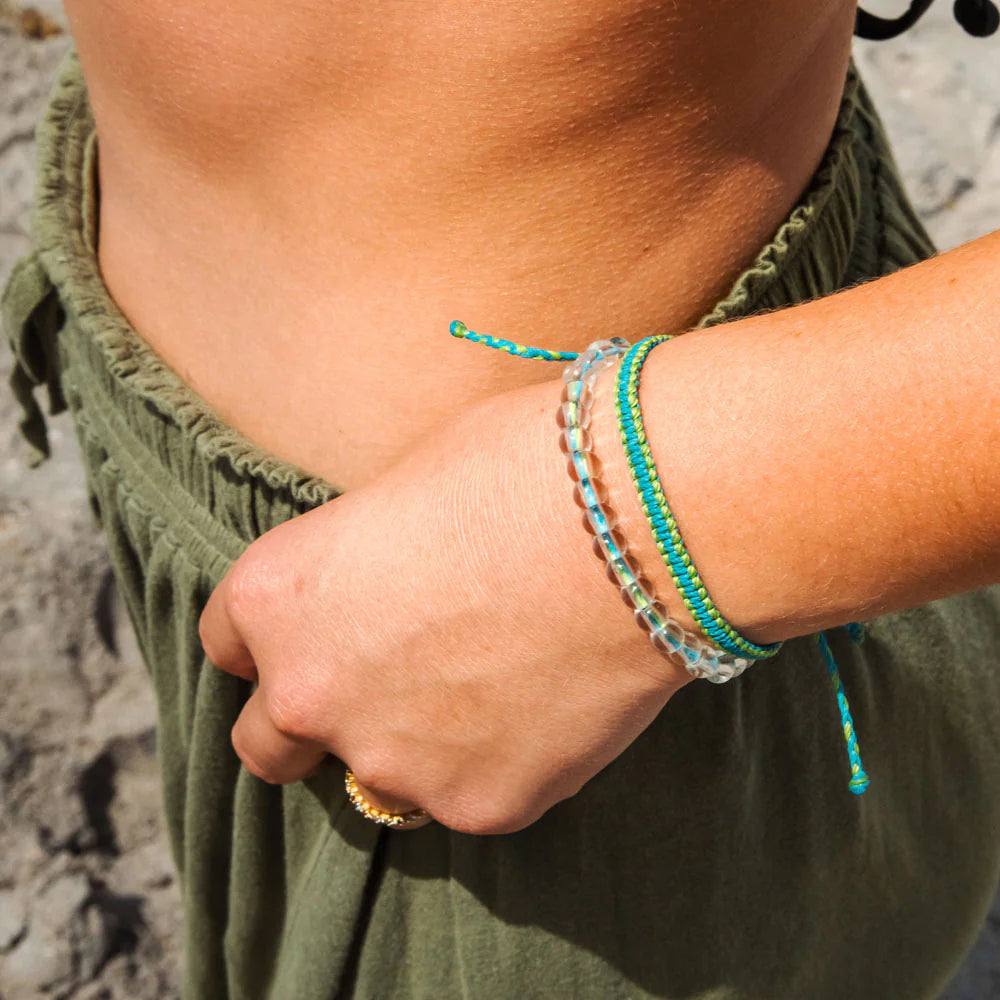 4Ocean Exclusive Limited Edition Earth Day Braided Wrist Bracelet for April 2024