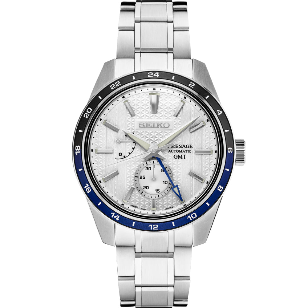 Seiko Presage Zero Halliburton White GMT Limited Edition Watch SPB269