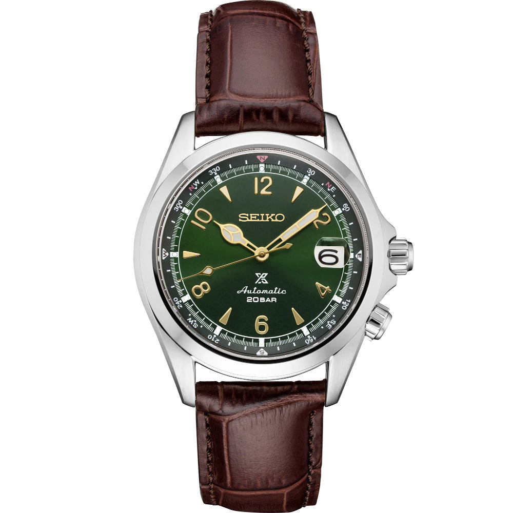 Seiko Prospex Automatic 40mm Alpinist Sports Watch for Adventure Enthusiasts