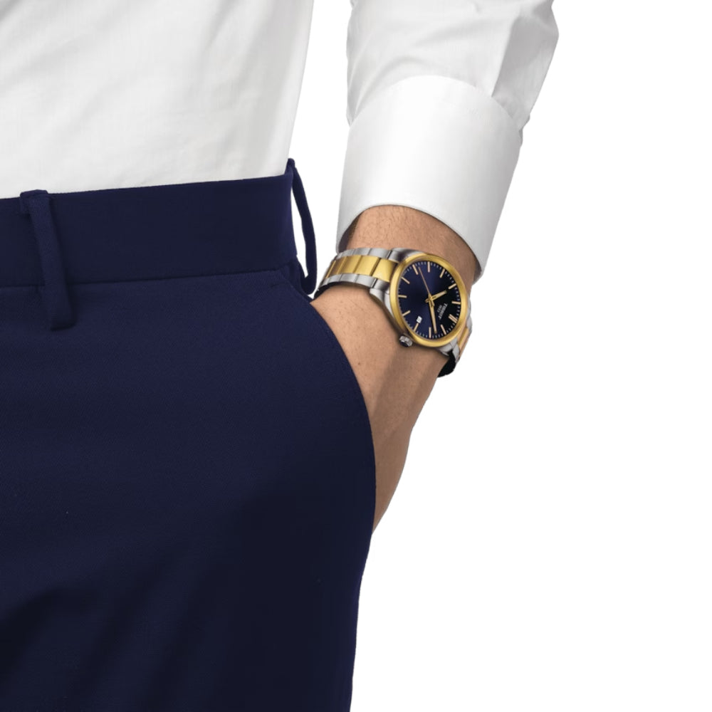 Tissot PR 100 40mm Two-Tone Quartz Wristwatch - A Precise and Robust Timepiece