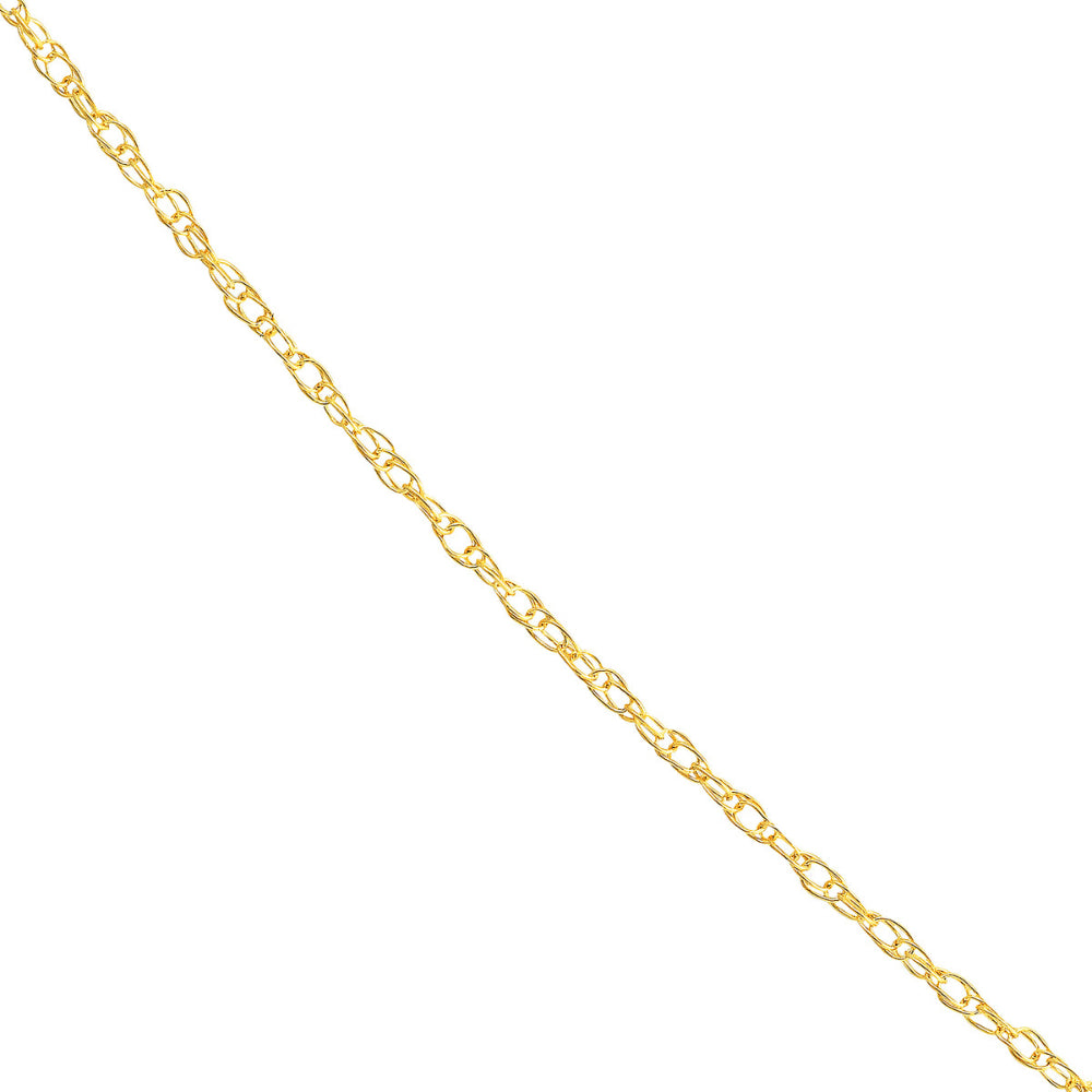14-karat Gold Rope Necklace Chain, 18 Inches
