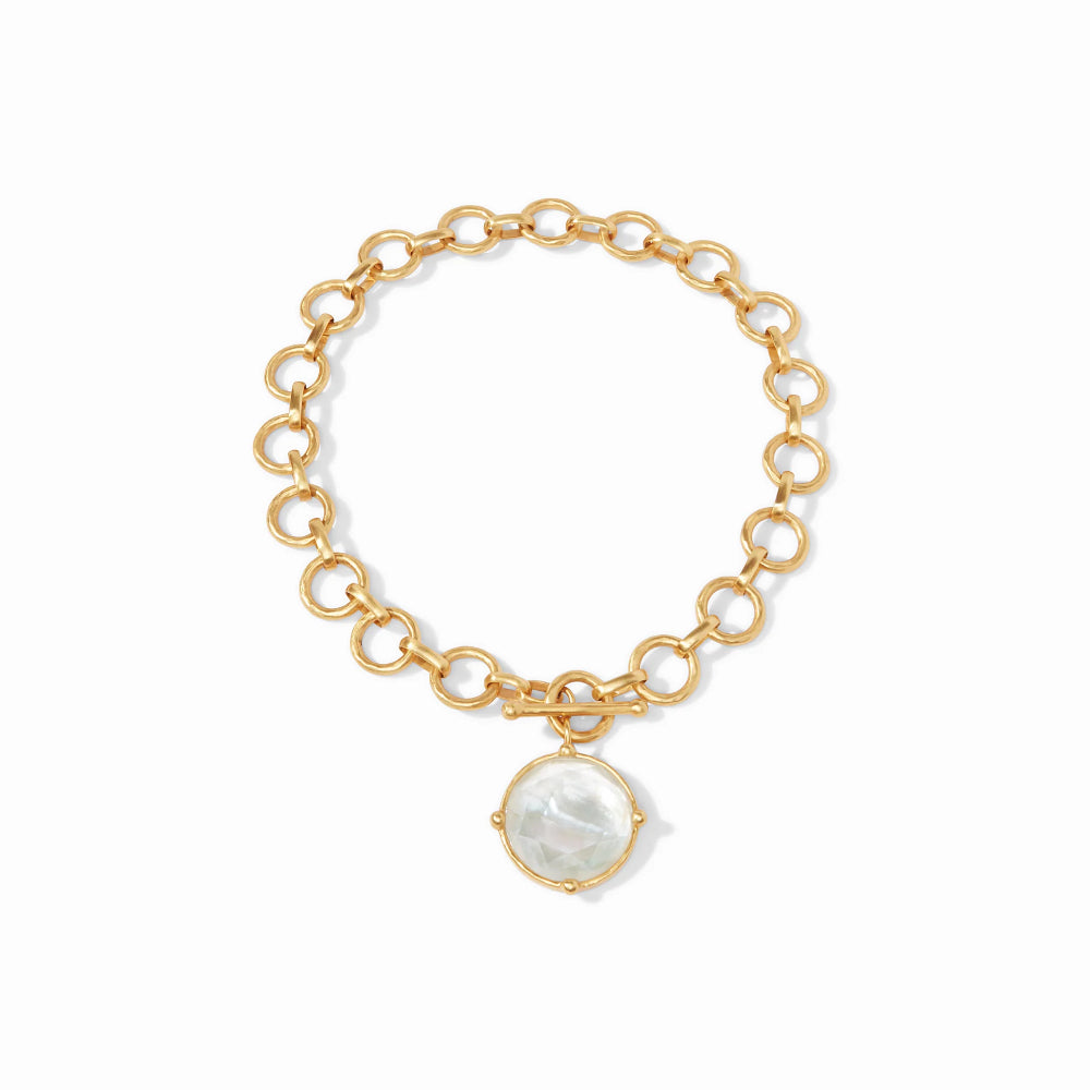 Julie Vos Shining Honeybee Statement Necklace with 24K Gold Plate