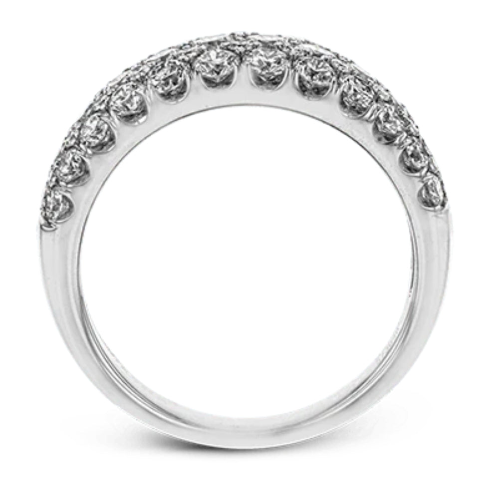Simon G. Stunning 18k White Gold Diamond Anniversary Band