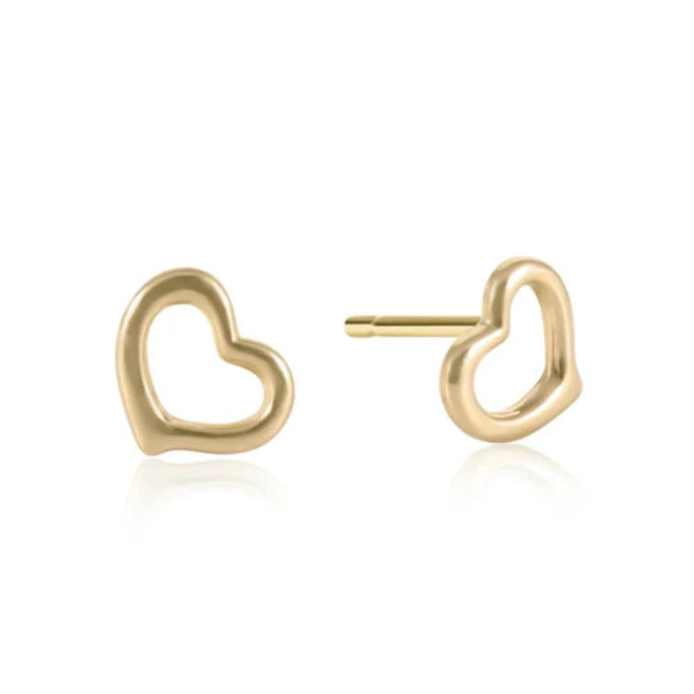 Exquisite 14kt Gold-Filled eNewton Love Stud