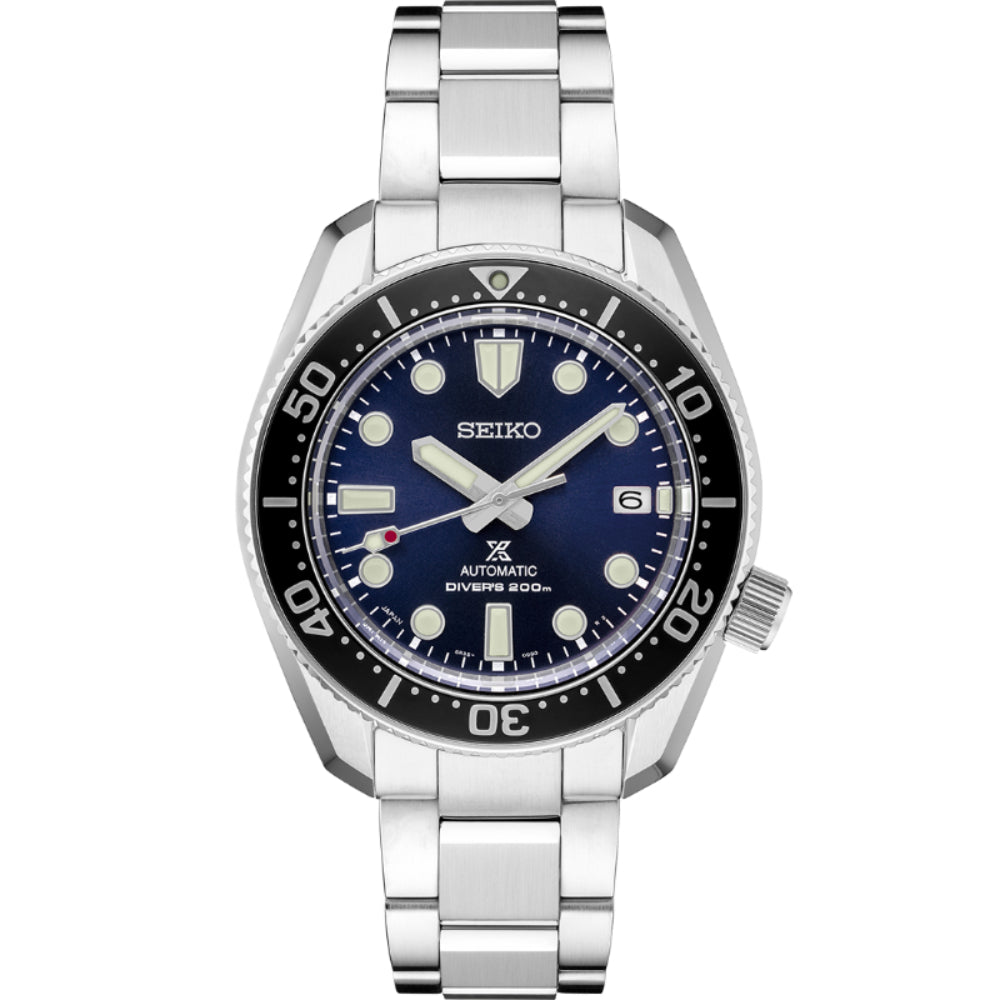 Seiko Prospex 42mm Automatic Diver Watch - Reinterpreted 1968 Design, Blue Dial