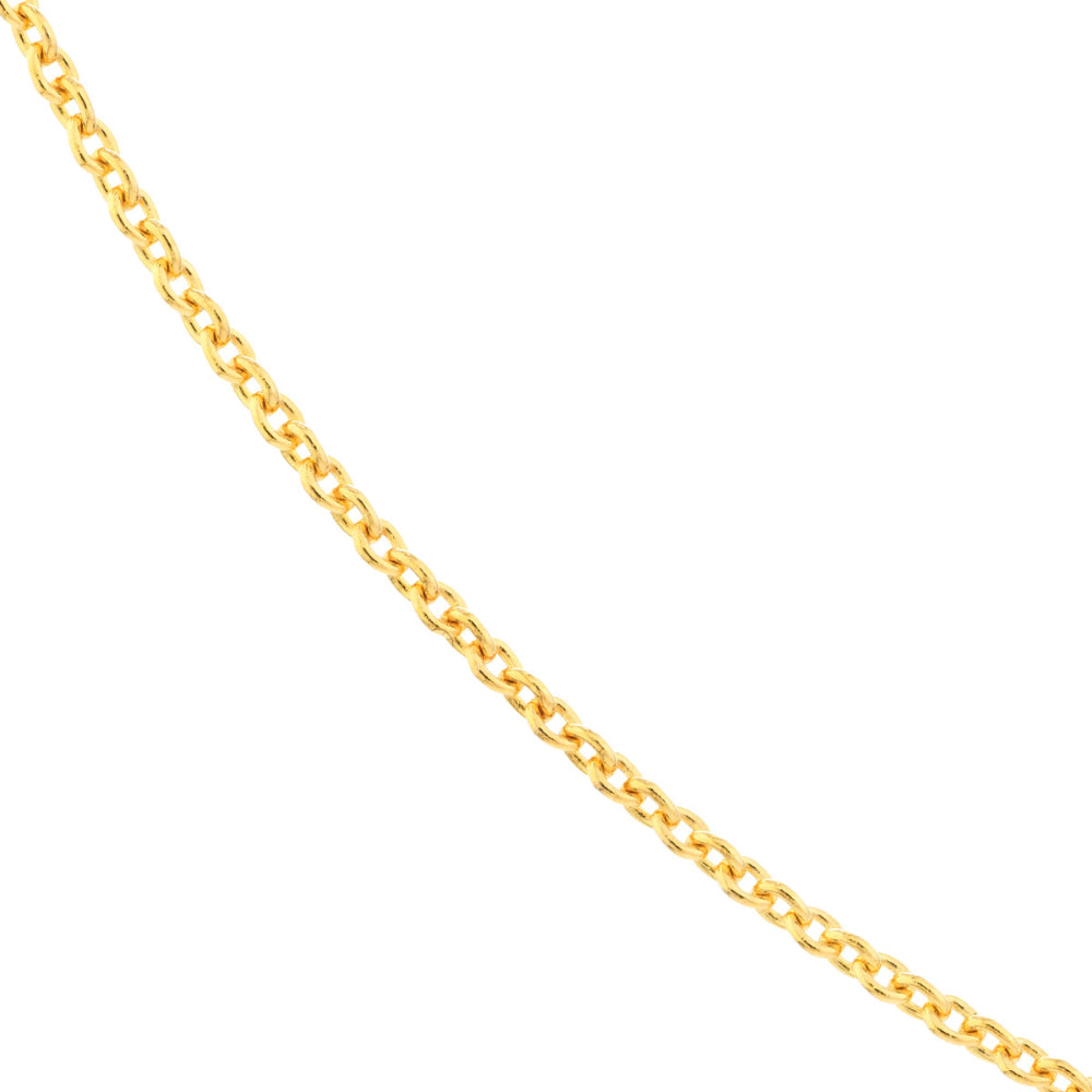 18 - inch 1.05mm 18k Yellow Gold Cable Chain