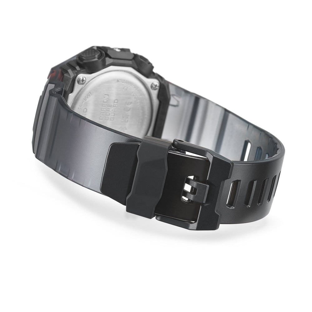 G-Shock GA-B001 Series Bluetooth-Enabled Analog/Digital Smartphone Link Watch - Striking Black Dial with Vibrant Red Accents