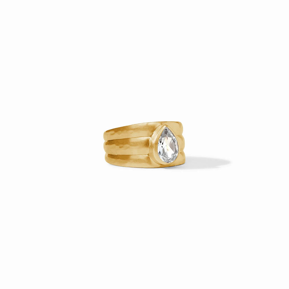 Julie Vos Cirque Style Teardrop Stone Ring for Women