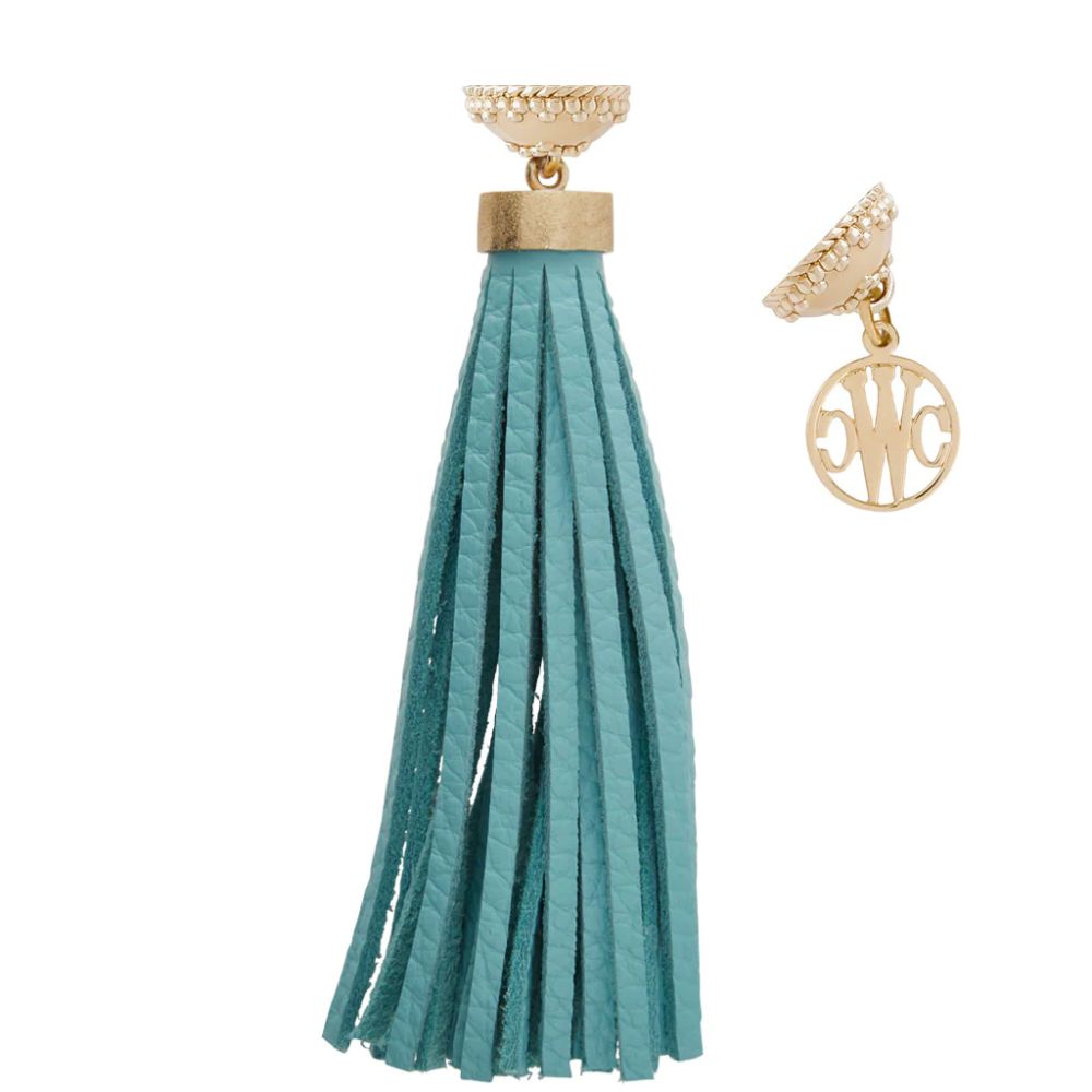 Stylish Baja Teal Tassel by Clara Williams for Magnetic Necklaces