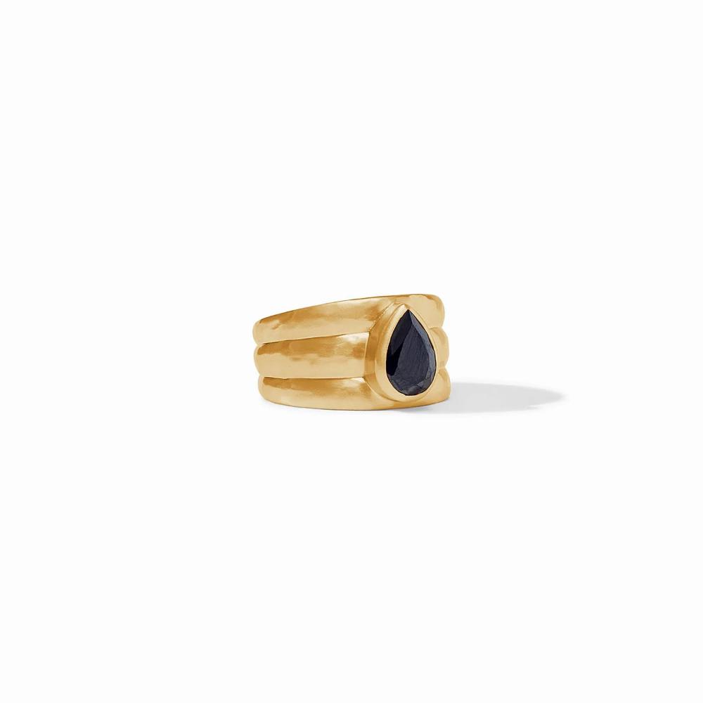 Julie Vos Cirque Style Teardrop Stone Ring for Women