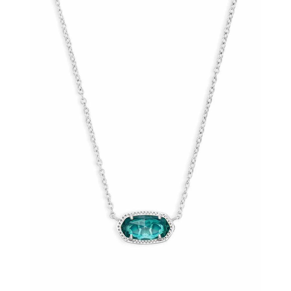 Kendra Scott Exquisite Elisa Pendant Necklace Crafted in London Blue Shade